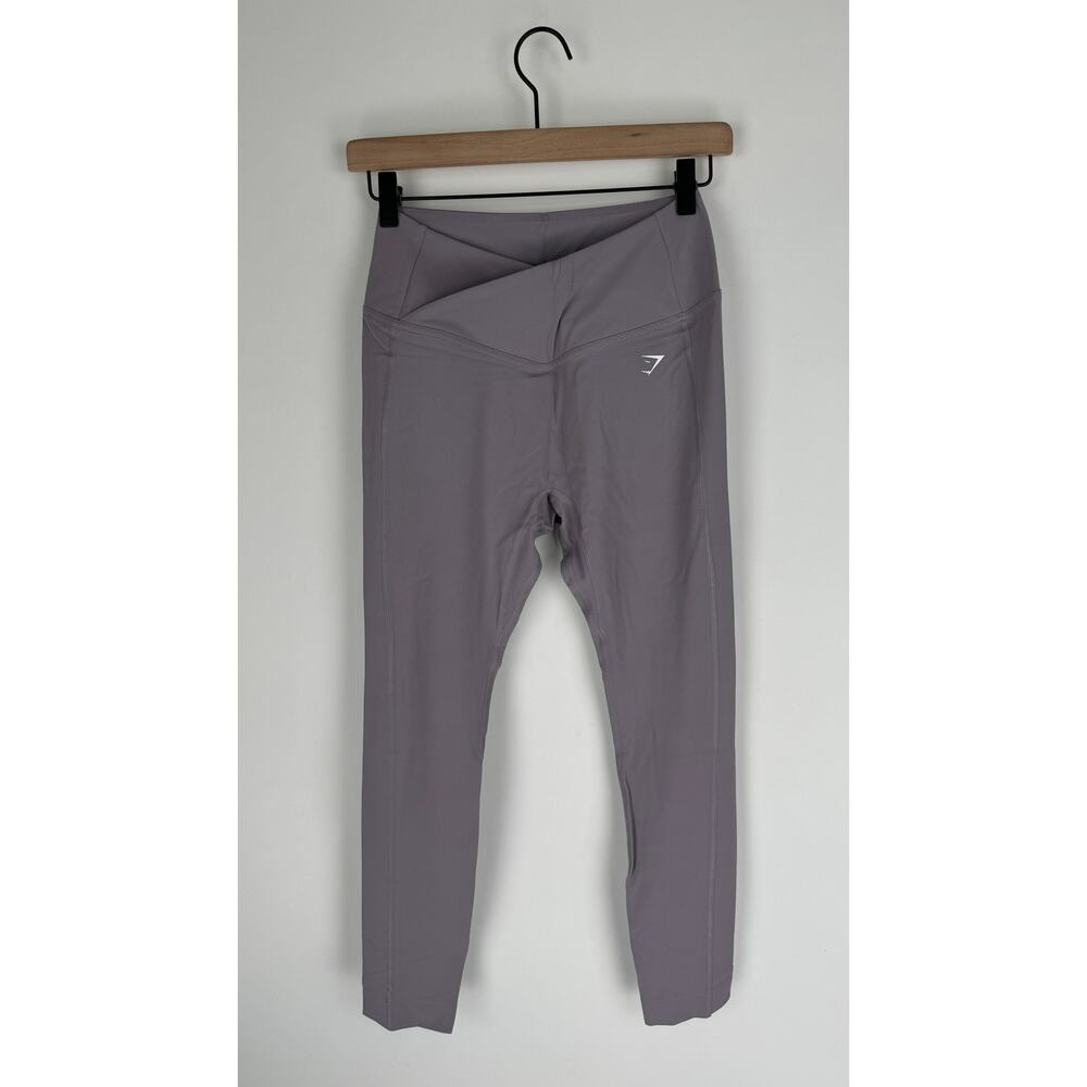 GymShark Crossover Leggings Womens Medium Slate Lavender Purple New B4A8U